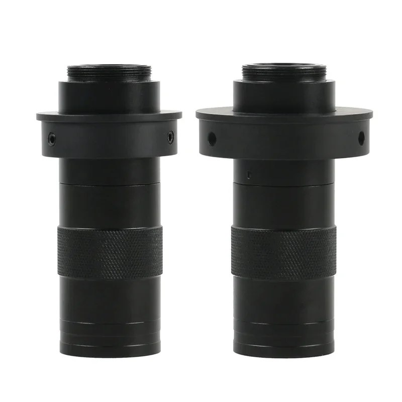 

130X Zoom Monocular C Mount Lens For HDMI VGA Type-c Industrial Soldering Digital Microscope Camera