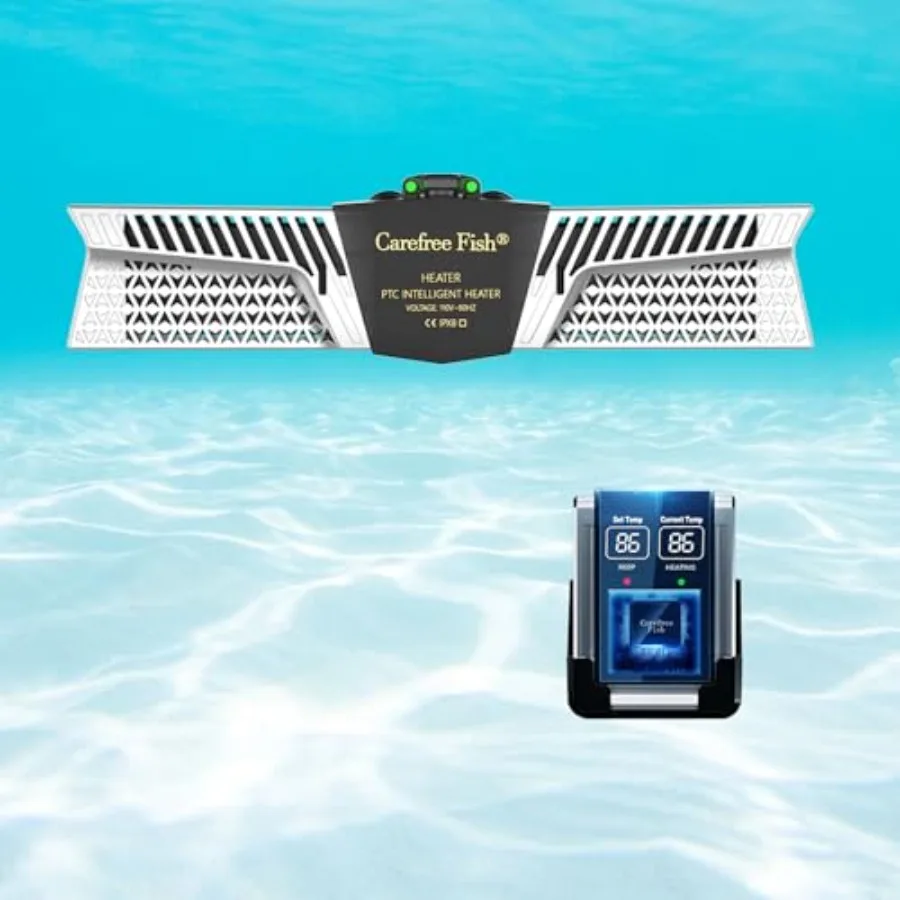 

Aquarium 2IN1 PTC Ceramic Heater PID Control Digital Dual Independent Chip Control The Safest Most Accurate and Fastest Heater