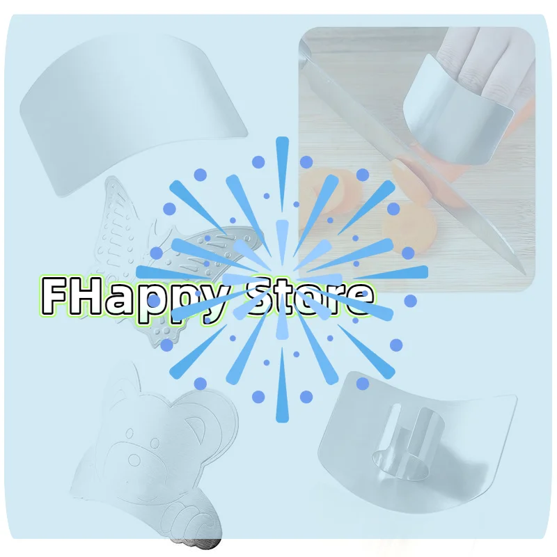[MA]Stainless Finger Protector Hand Protector Cutting Vegetables Finger Guard Household Finger Protector Cutting Vegetables[MA]