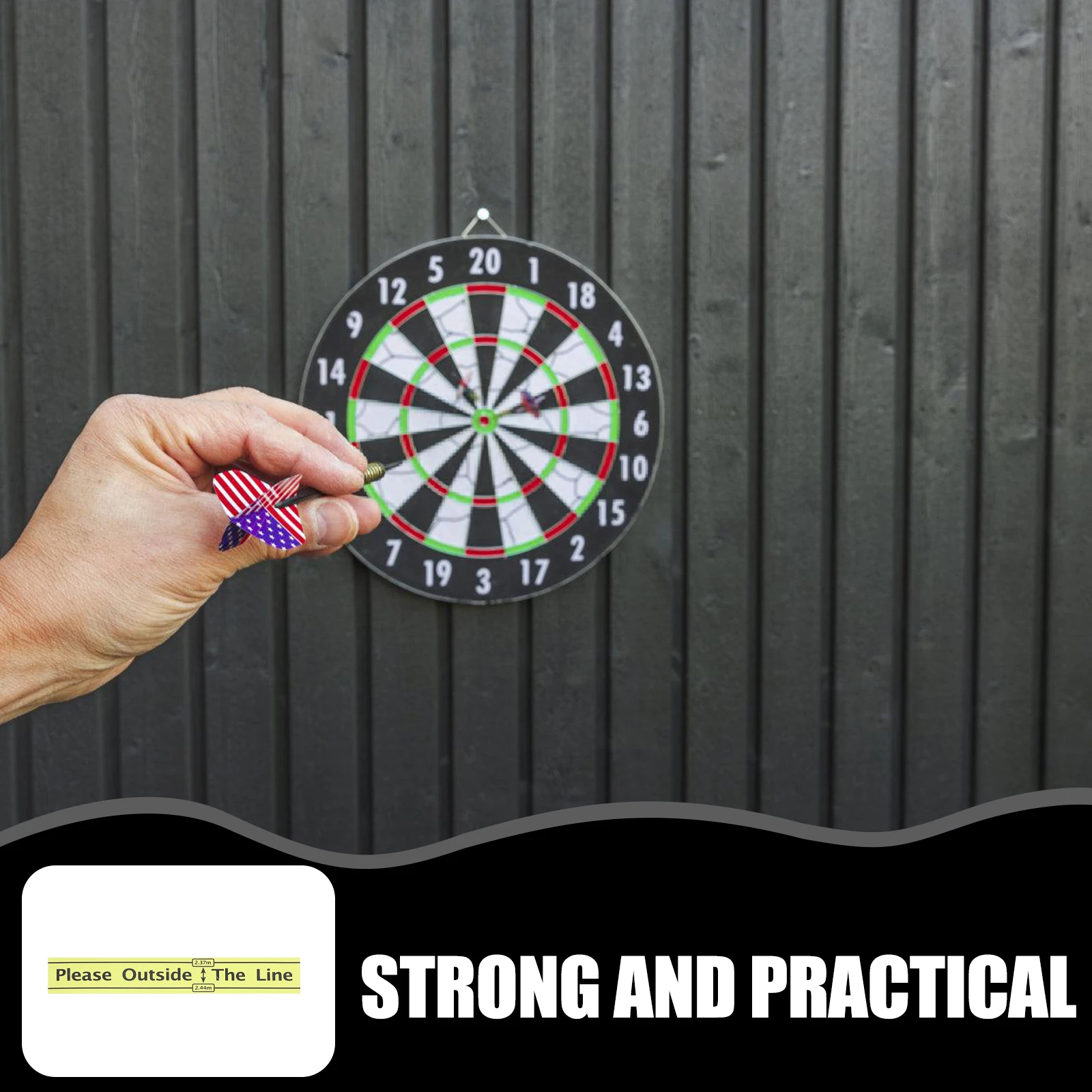 

Dart Line Mark Throwing Throwline Accessory Graffiti Game Ground Marker Pvc