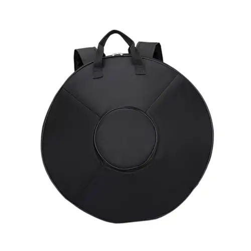 Imagen 2 del producto Bolsa de tambor Handpan, durabilidad de accesorios para instrumentos de tela Oxford, cremallera suave, protección impermeable, estuche de almacenamiento de tambor Handpan