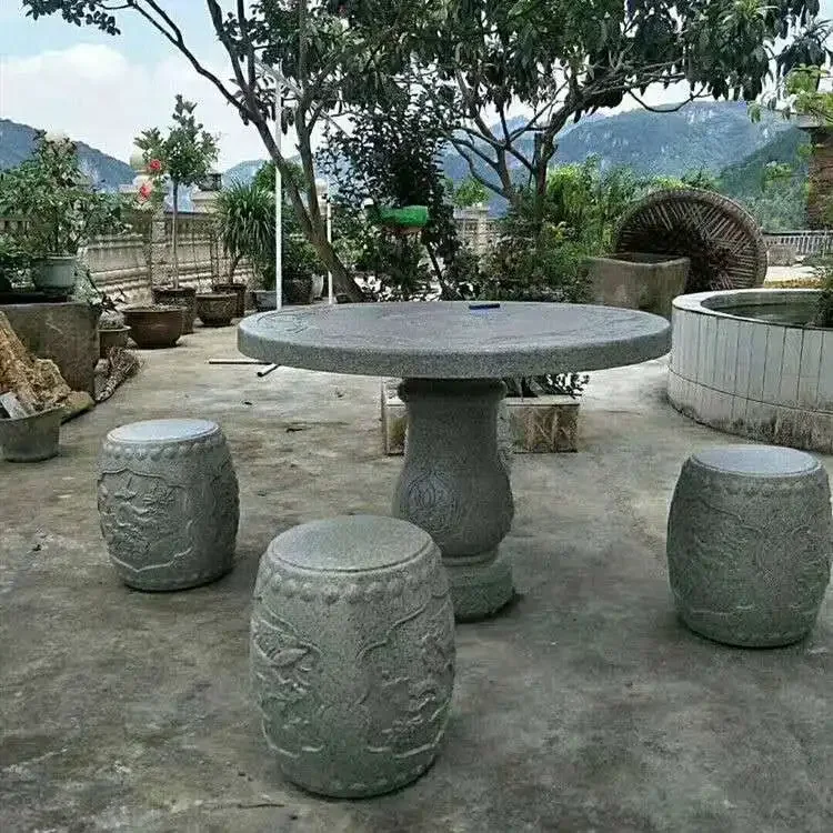 Molde de mesa de cimento, pedra antiga, modelo de banco de pedra, pátio, jardim, caseiro, plástico reforçado, xadrez e cartão