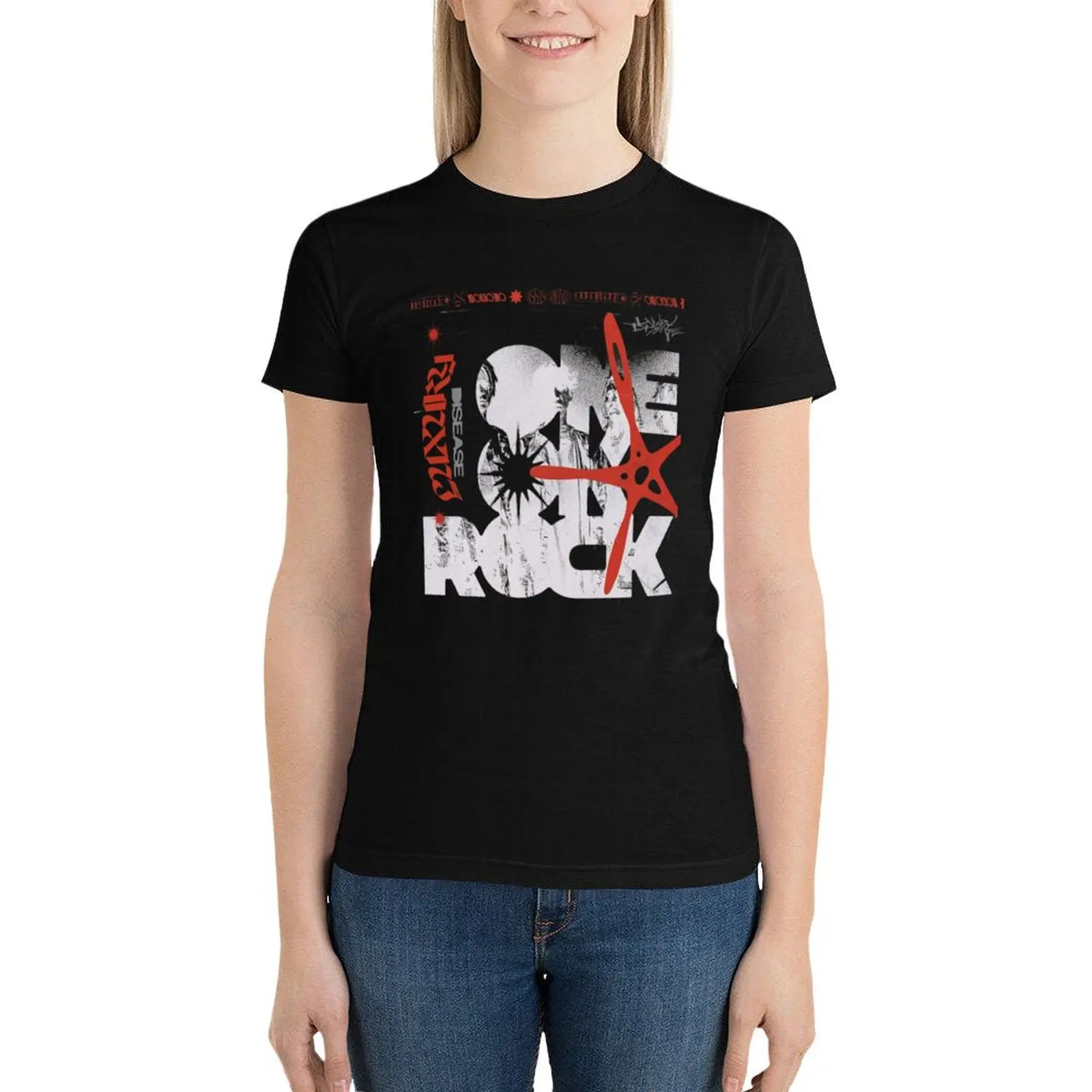 One ok rock Classic T-Shirt anime clothes shirts graphic tees oversized t-shirt dress for Women plus size