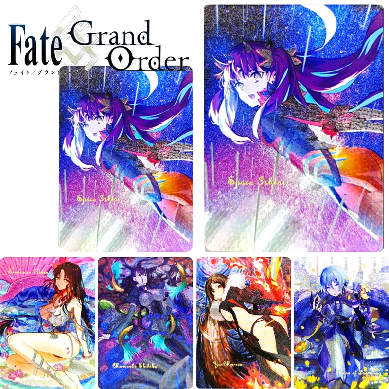 

Fate/grand Order Mash Kyrielight Romani Archaman DIY Homemade Collection Card Christmas Birthday Gift Game Toys