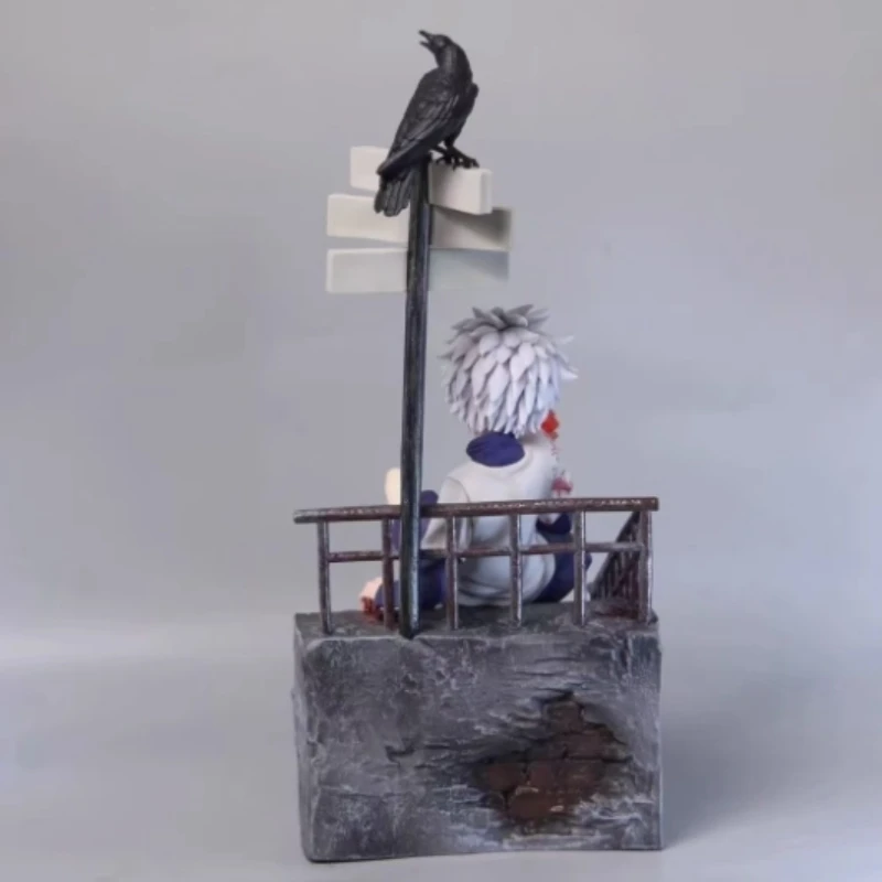 Hunter X Hunter Redstone Killua Zoldyck Anime periférico figura adorno de escritorio estatua niño coleccionable regalo de cumpleaños