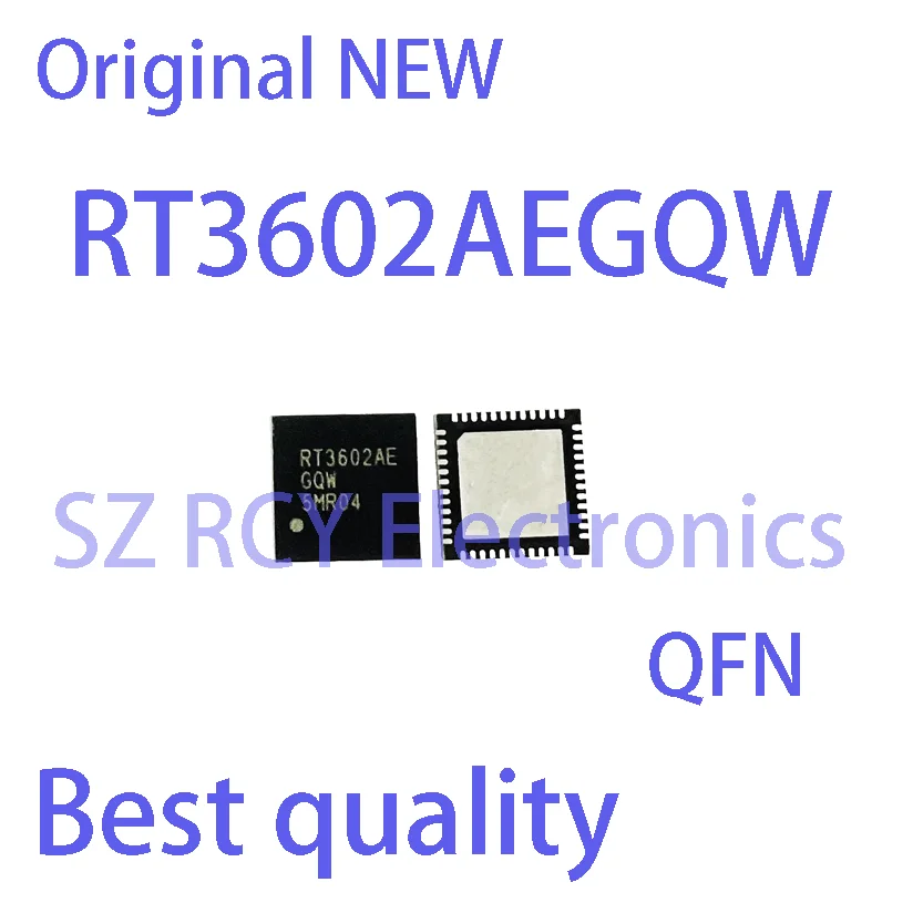 ชิปวงจรรวม QFN RT3602AH RT3602AE RT3602AHGQW RT3602AEGQW ใหม่ (1-5ชิ้น)