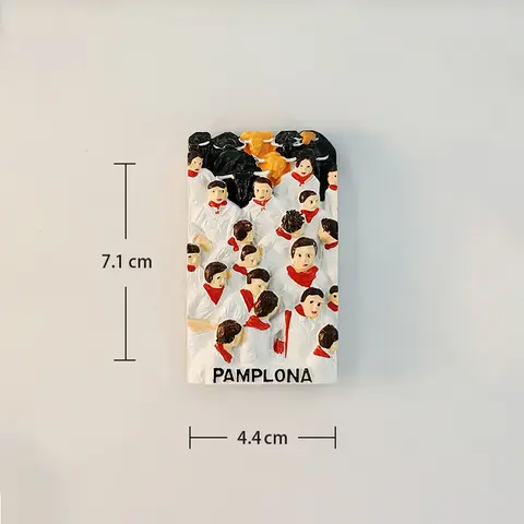 स्पेन,पैम्प्लोना,सैन फ़र्मिन,3D स्टीरियोस्कोपिक,पर्यटन स्मृति चिन्ह,रेज़िन पेंटिंग,घर की सजावट,रेफ़्रिजरेटर मैग्नेट 10 best sales राल चुंबक - №10