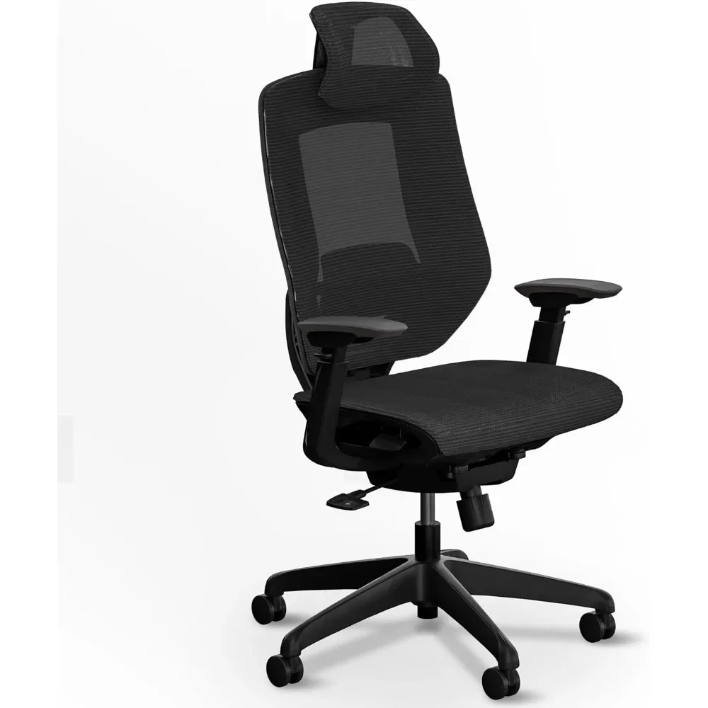 

Upgraded OC6 Big and Tall Office Chair – Heavy Duty 4D Armrest Mesh Ergonomic Chair with High Back & Lumbar Support