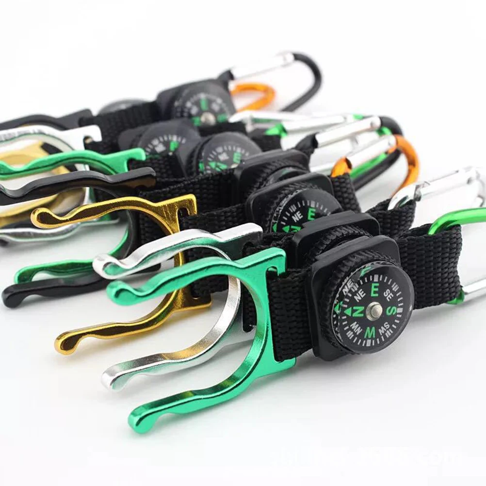 

5pcs Water Bottle Buckle Kettle Clip Holder for Outdoor Hiking Camping Fishing Portable Belt Suitable 1 1 25inches