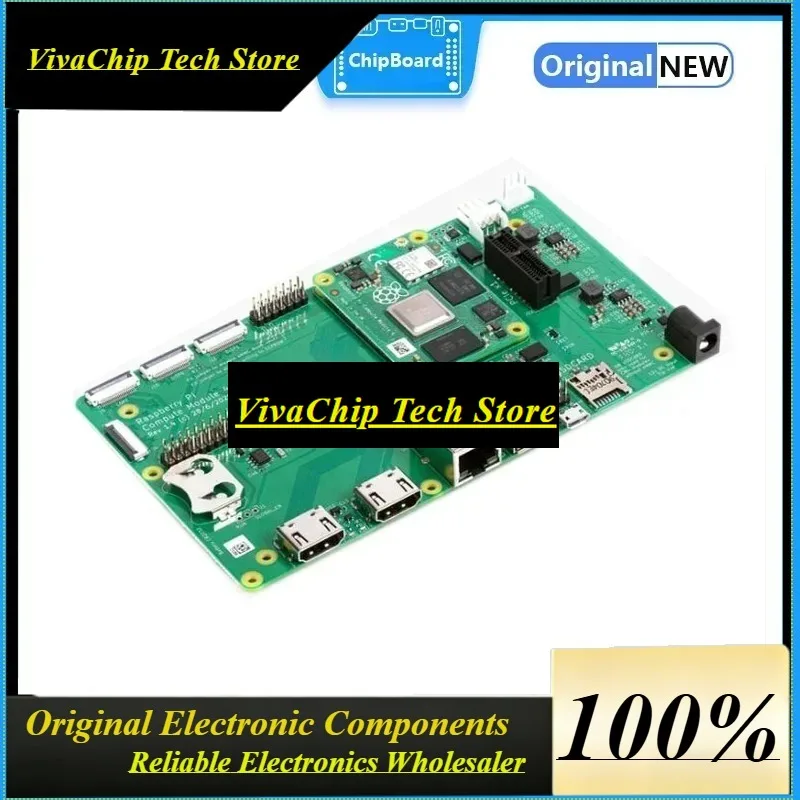 VoFSRaspberry Pi CM4 IO Board, CM4IO For All RPI CM4 Support Multiple Functional Interfaces PCIE Slot