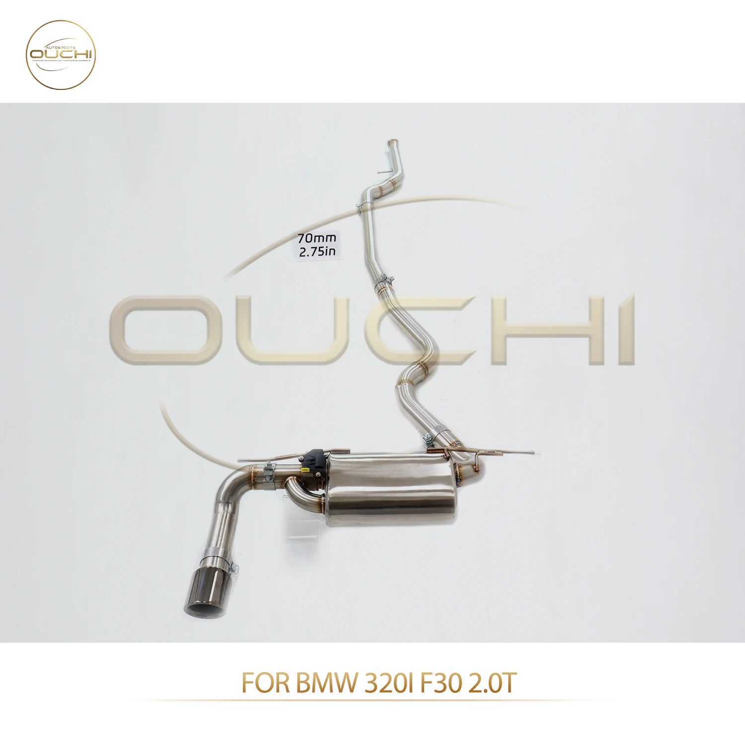 

OUCHI Factory Direct Sales Catback for BMW 320i F30 2.0T SS304 Exhaust Electronic Valve Auto Parts Easy Install Original Style