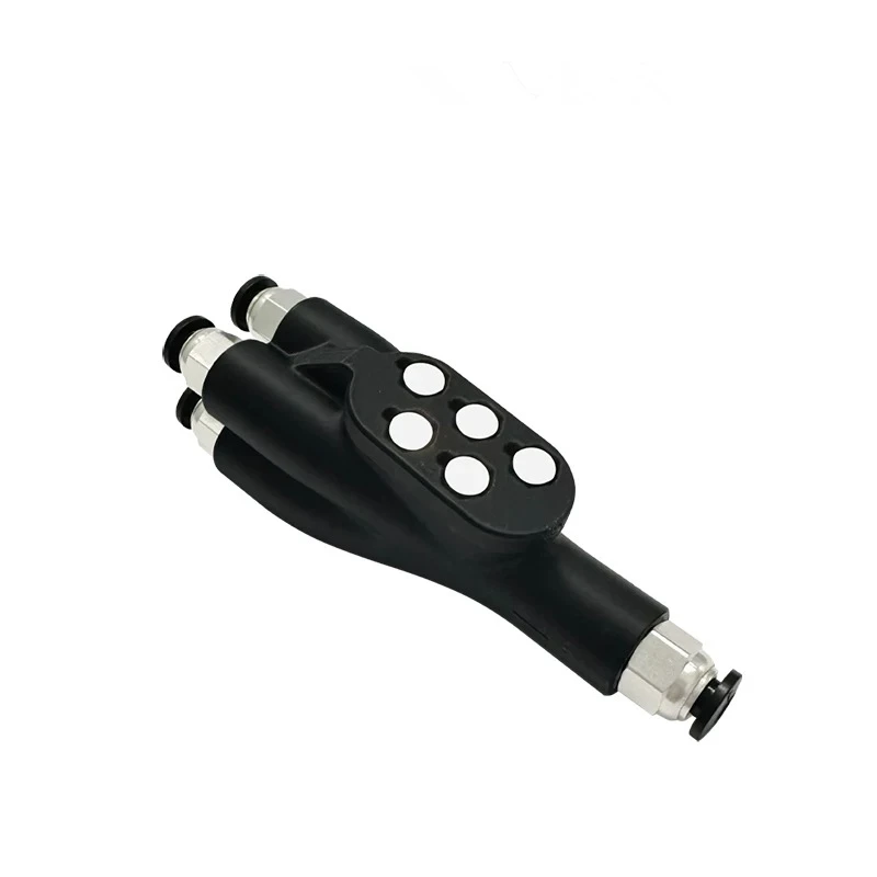 3D Printer Accessories AMS Connector ABS Magnetic Teflon Tube Transmitter 4 in 1 Out for Multi-color Printing