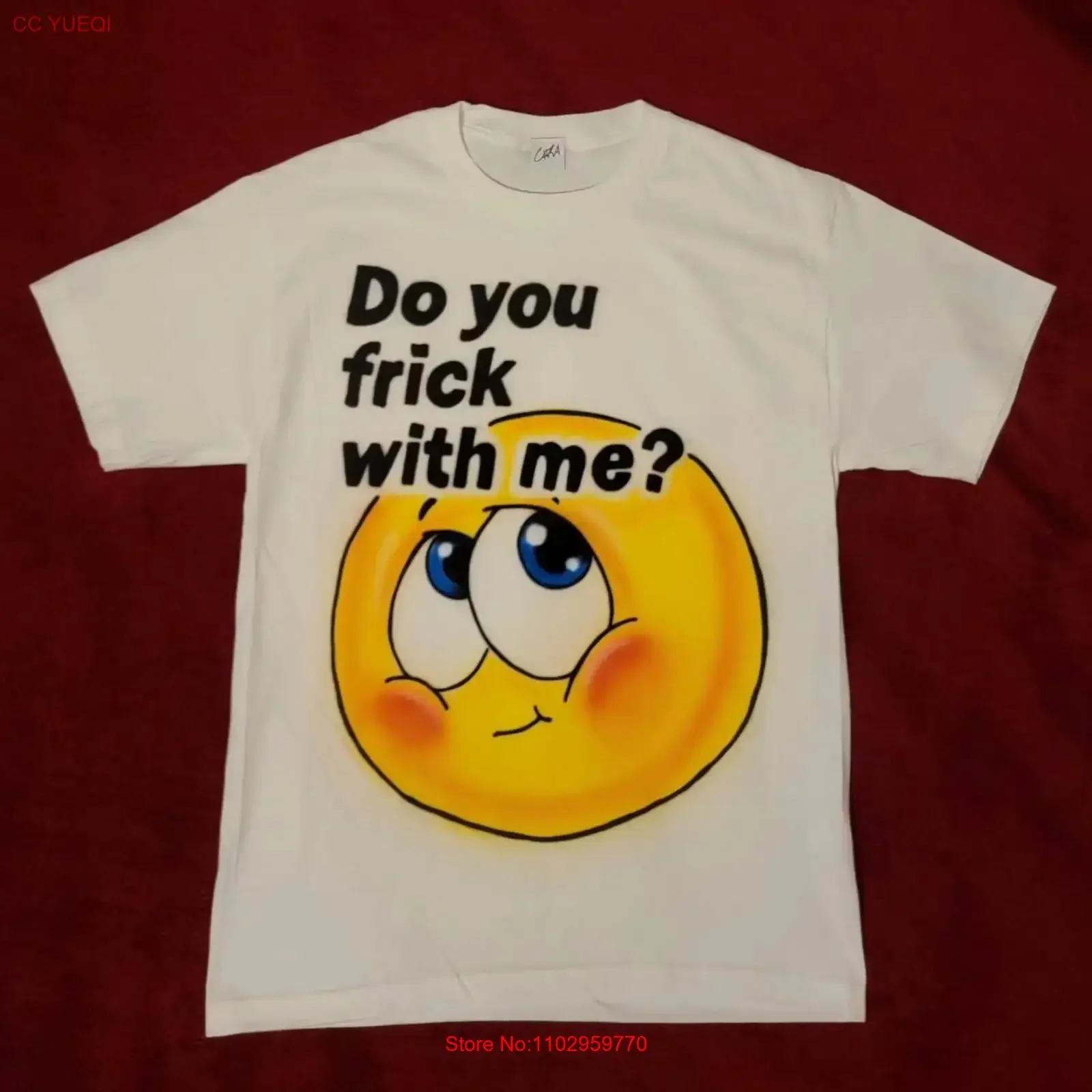 Camiseta divertida Y2K con la frase 'Do you frick with me', talla S-5XL, estilo vintage lavado, para uso diario, a la moda, elegante, streetwear para hombre, elástica.