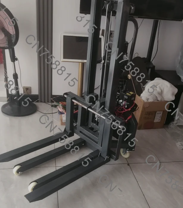 

1.2m/1.6m Detachable Forklift Condition New，Portable 300kg Small Stage Sound Lift Stacker