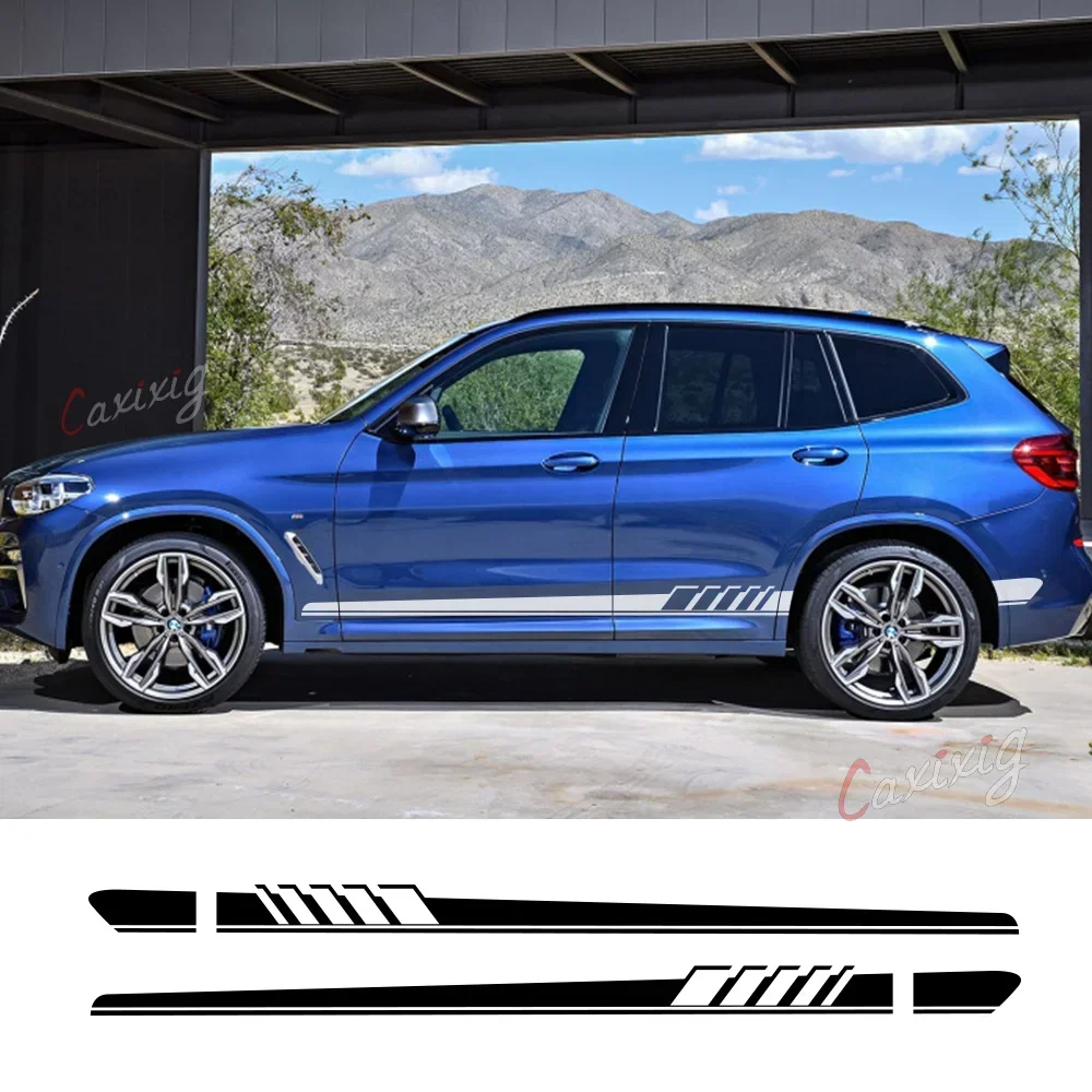 

Для BMW X5 E70 E53 F15 X3 F25 E83 X6 F16 E71 X1 F48 E84 X2 X4 F26 X7 M2 M3 M4 M5 M6 2 шт. Автомобильная боковая наклейка Аксессуары для тюнинга автомобиля