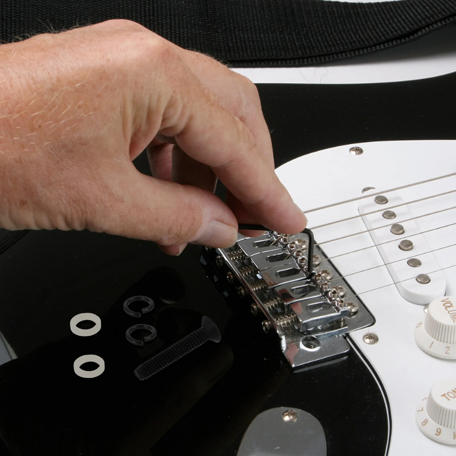 

1 set Guitar Peg Replacement Tuner Spacer Handle Plastic Gasket Acoustic Electric Guitar Tuning Peg Screws Washer Long Lasting
