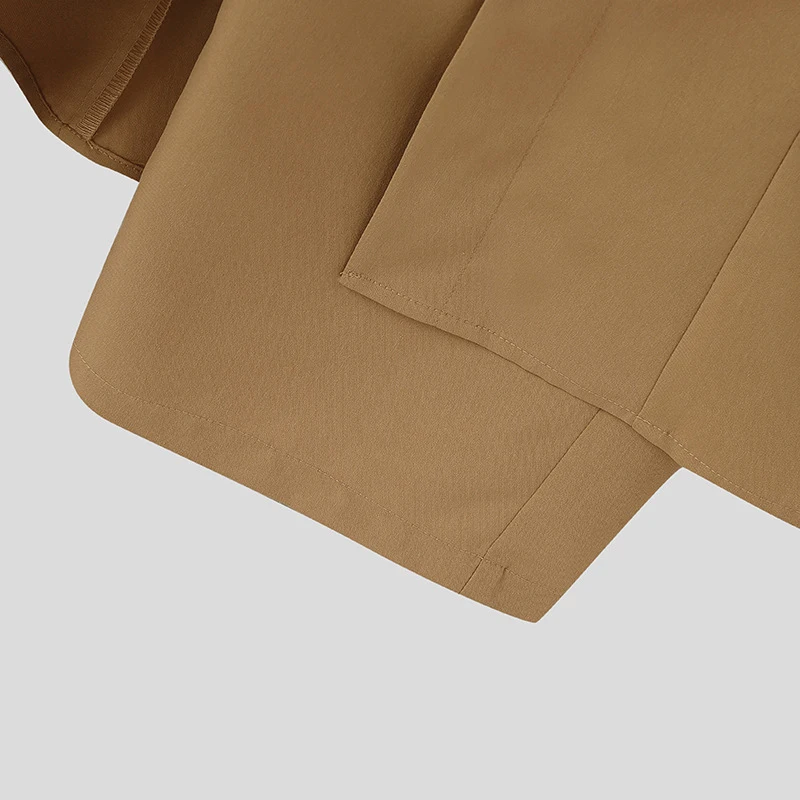 トレンディなパッチワークルーズストレートパンツ男性スタイリッシュなソリッドカラーハイトウエストパンツメンズ春秋ストリートヴィンテージパンツ