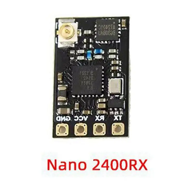 CYGJ-4PCS ELRS 2.4Ghz Receiver NANO Expresslrs Receiver With T-Type Antenna Support Wifi Upgrade For FPV RC Long Range Drone