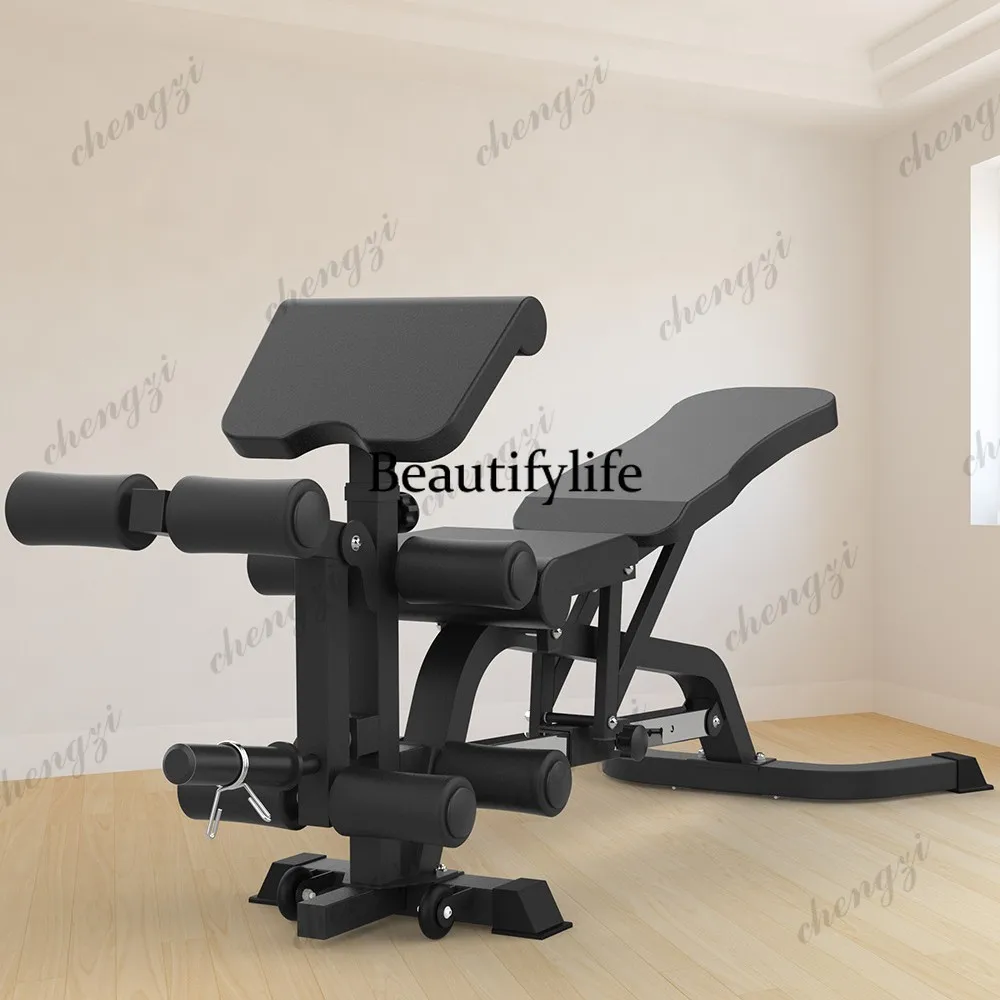 Multifunctional Dumbbell Stool Fitness Exercise Stable Thickened Bench Press Stool Crunch Assist