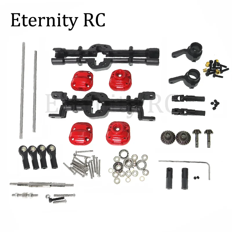 1/12 Scale Metal Front And Rear Axle Upgrade Kit for MN D90 D91 D99 MN99S RC Car Enhanced Durability Accessory Parts