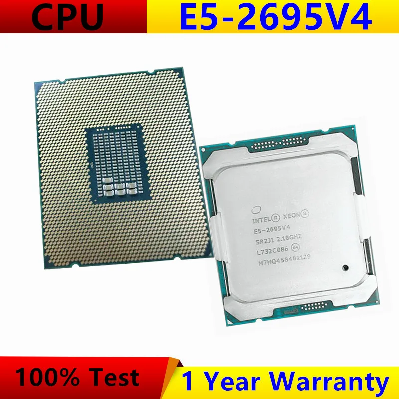 زيون E5 2695 V4 E5-2695V4 2.1 جيجا هرتز 18 النوى 120 واط LGA 2011-3 E5 2695V4