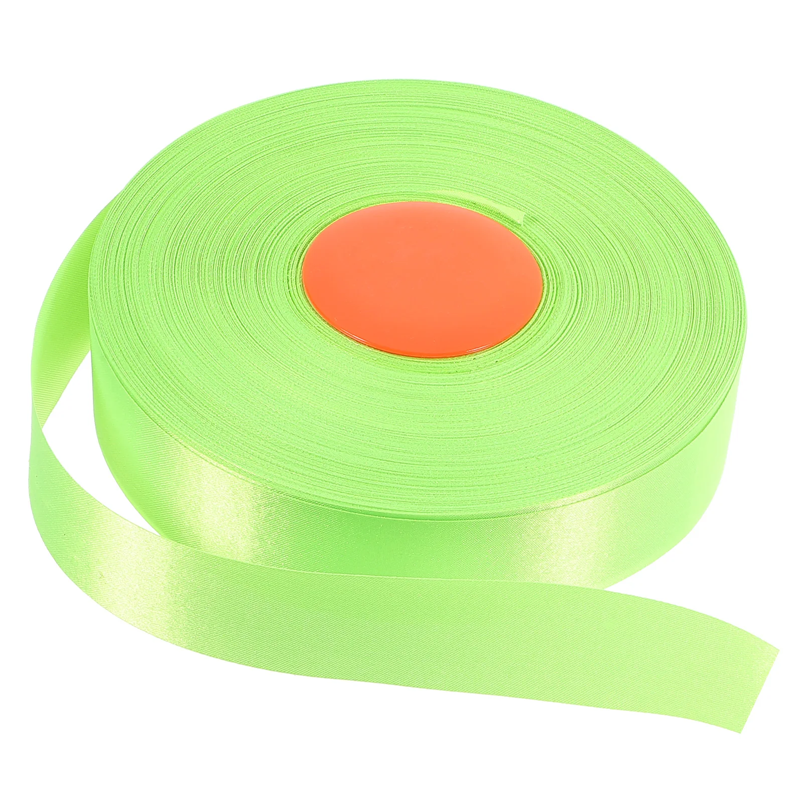 

1 Roll Fluorescent Marking Non-Adhesive Cuttable Warning Safety Tape Bright Green High Visibility Reusable Boundary