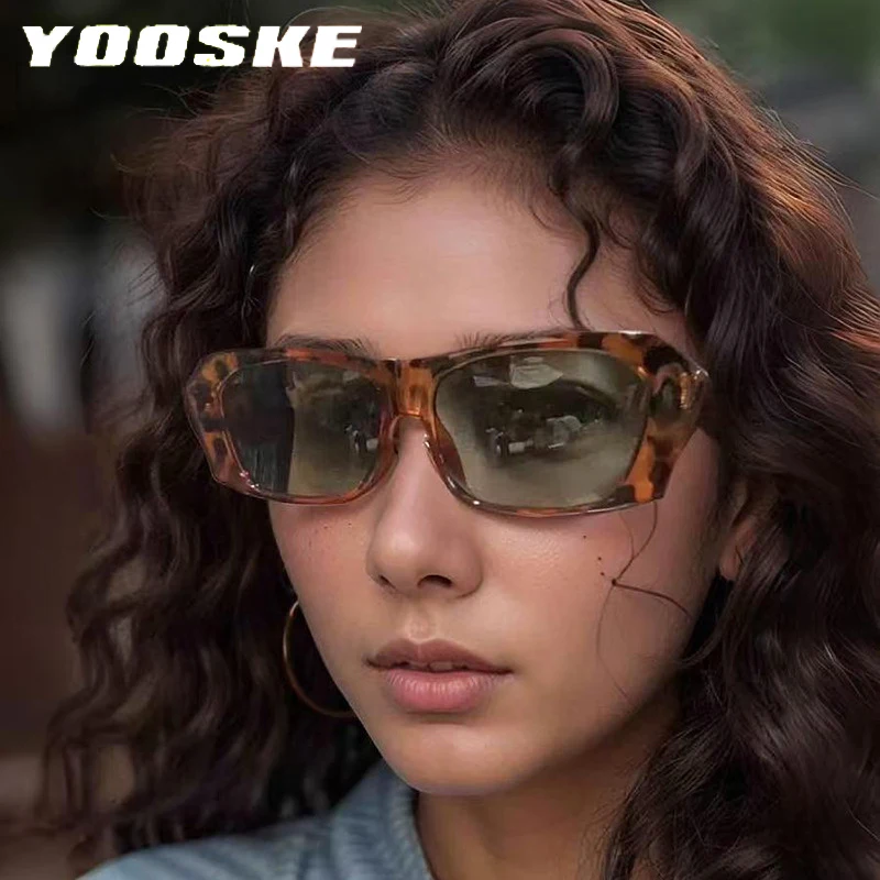 YOOSKE Retro Irregular Sunglasses For Women Luxury Brand Design Small Sun Glasses Outdoor Fashion Travel Style Shades UV400