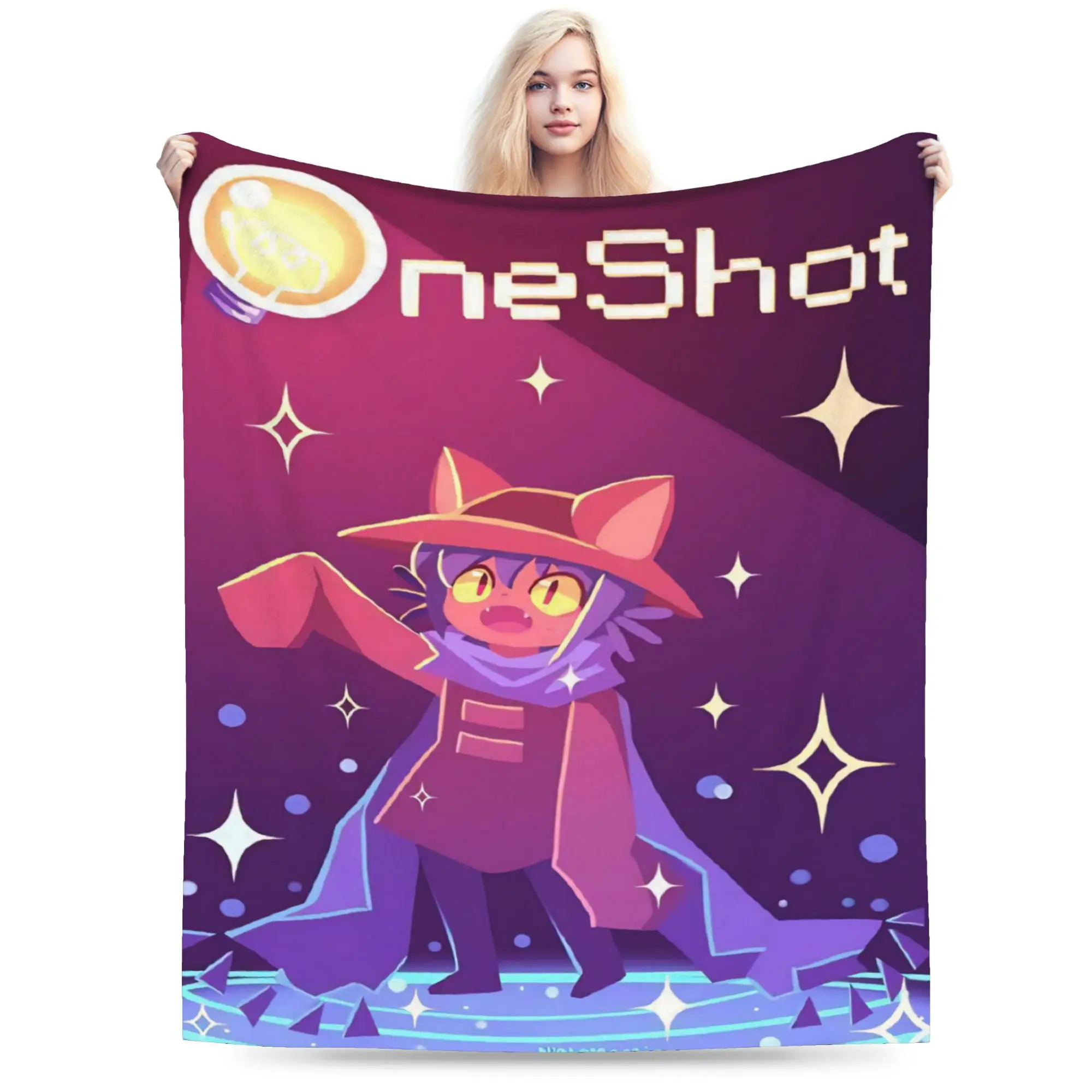 OneShots Niko Gift Blanket For Men Women Cozy Soft  Throw Blankets for Couch 50x60 Inches Multi-size