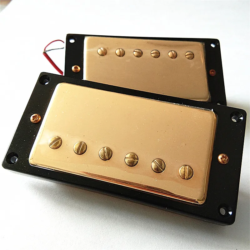 Gold Korean Electric Guitar Pickups, Neck Pickup and Bridge Pickup, Double Coil Pickups, BJH-183, 2Pcs