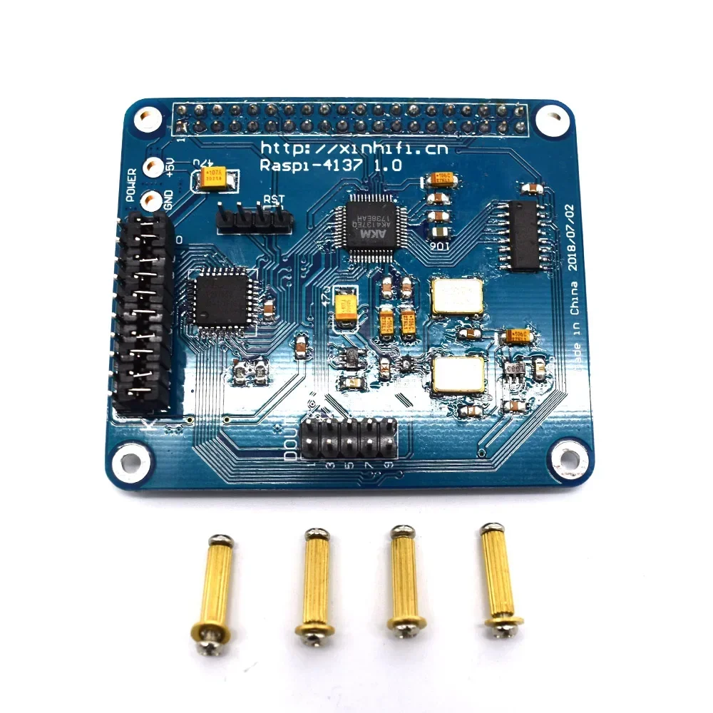 

New AK4137 Raspberry Pi Dedicated Board Digital Broadcast Webcast Solution Supports I2S 32BIT 384K DSD256 VOLUMIO MOODE