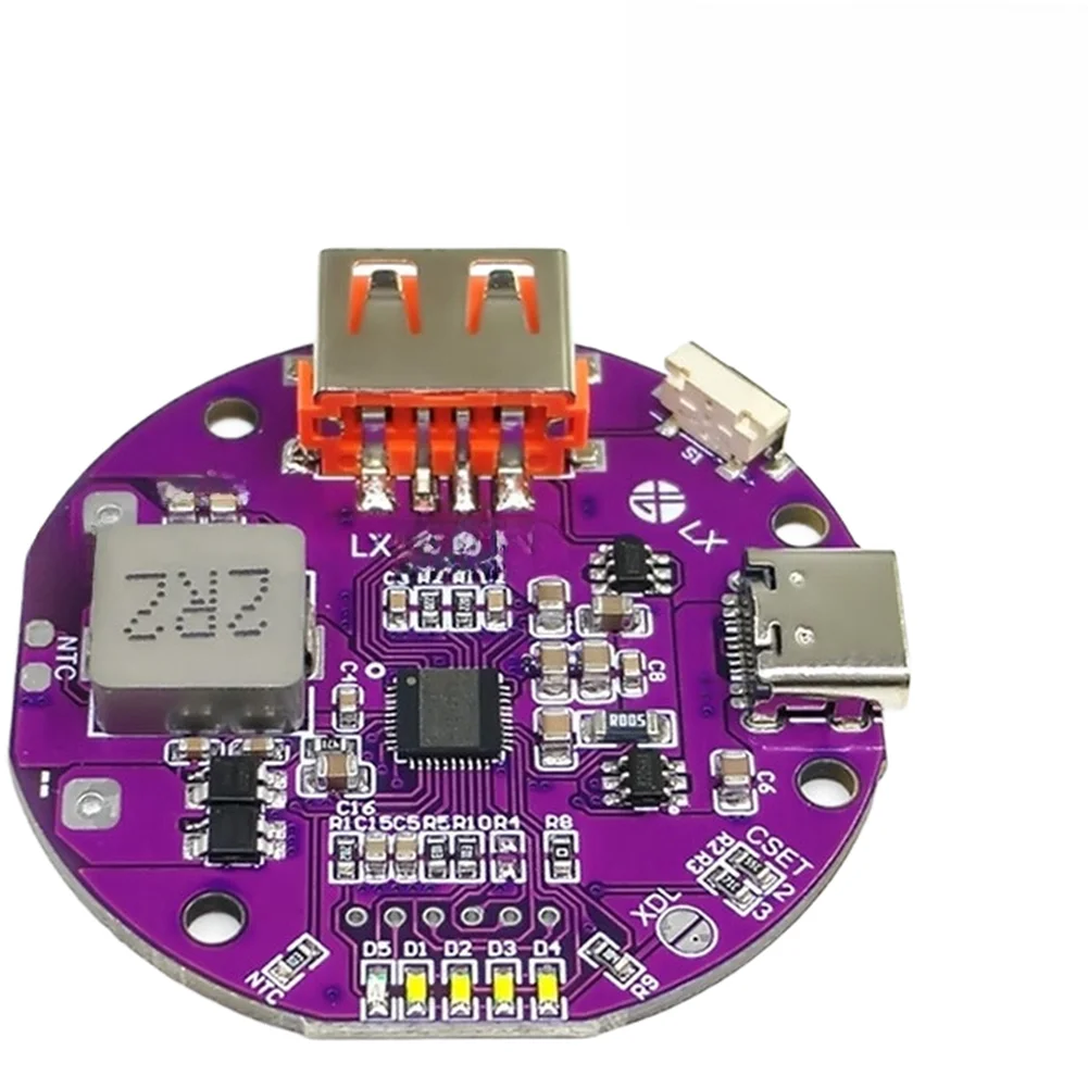 USB C Energy Storage Module PCB 22.5W Fast Charging Input Output for Custom Portable Power Systems with PD 3.0 QC4+ FCP Support