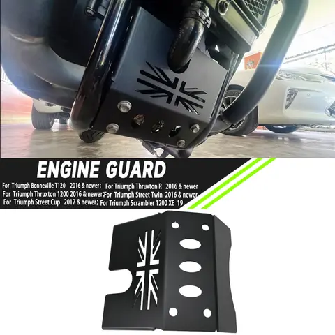 New For TRIUMPH Bonneville Bobber Engin Eprotection Cover Chassis Under Guard Skid Plate Motorcycle Engine Protection Cover