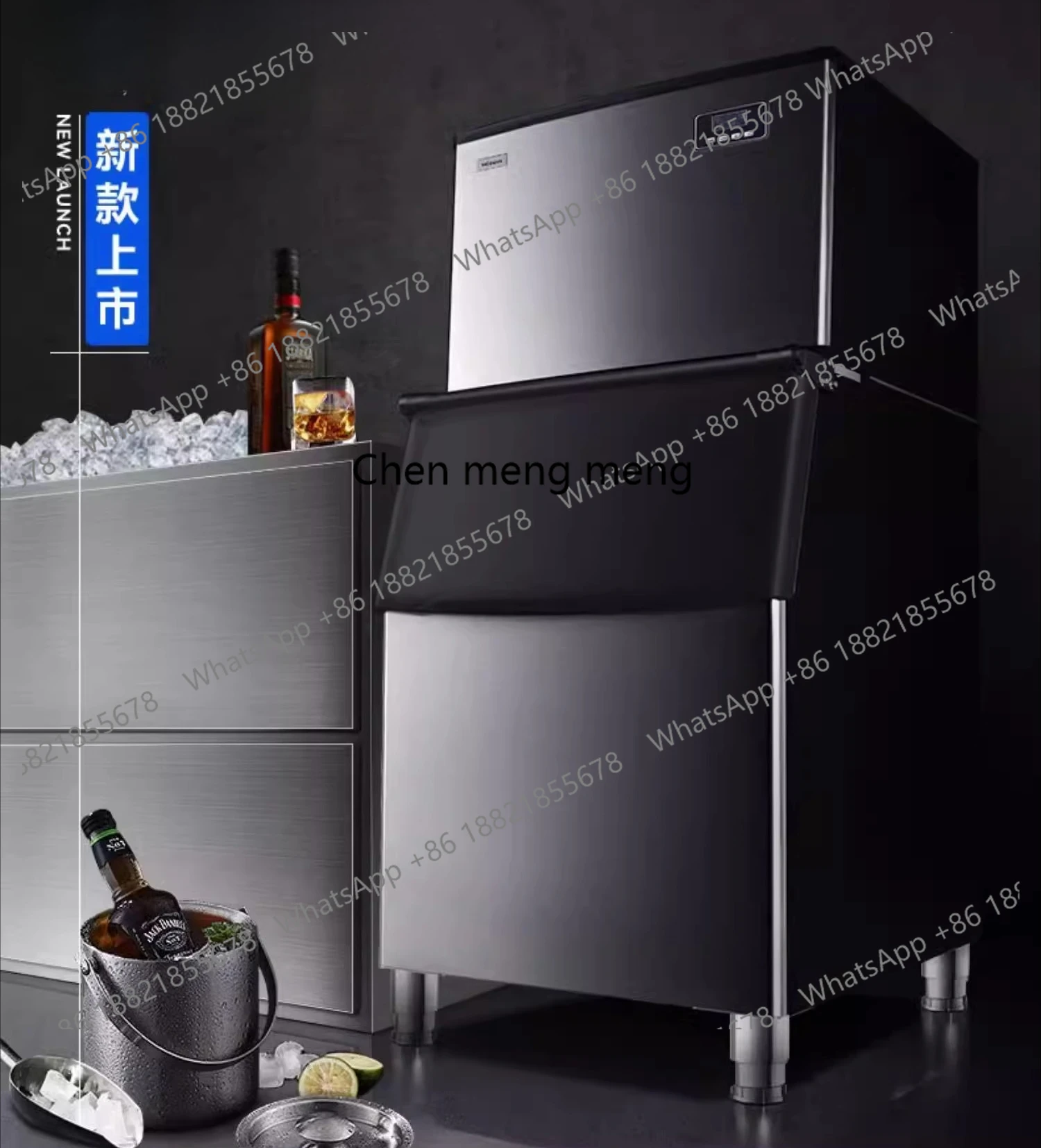 

Ice Making Machine Commercial Milk Tea Shop Large Large Capacity Automatic Ice Cube Making Machine