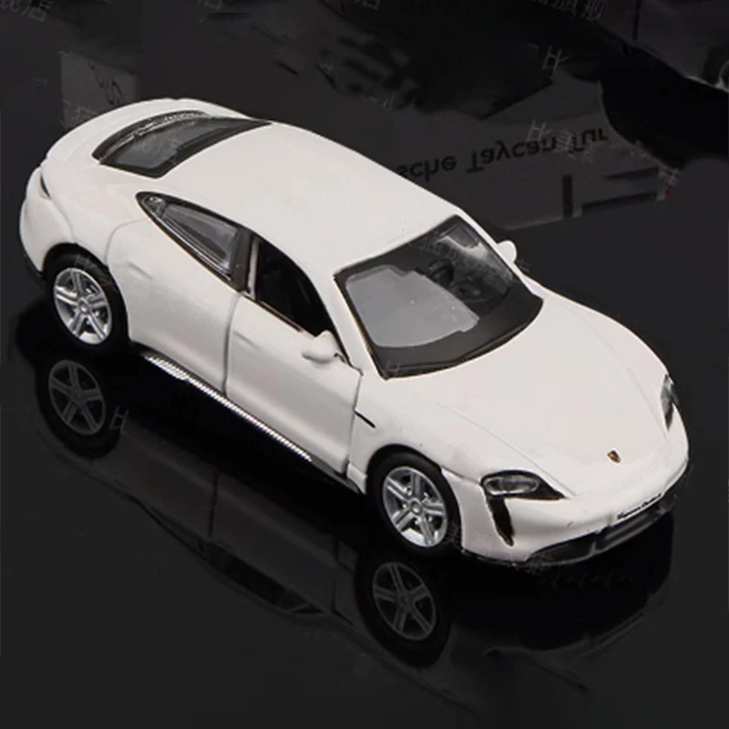 Diecast 1:64 Scale Taycan Turbo S Simulation Alloy Car Model Static Display Collectible Toy Gift Souvenir Decoration