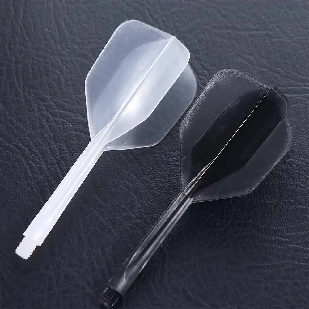 3PCS Throwing 2BA Darts Tail Anti-fall Soft Darts Flights Transparent Multi-color Dart Flights