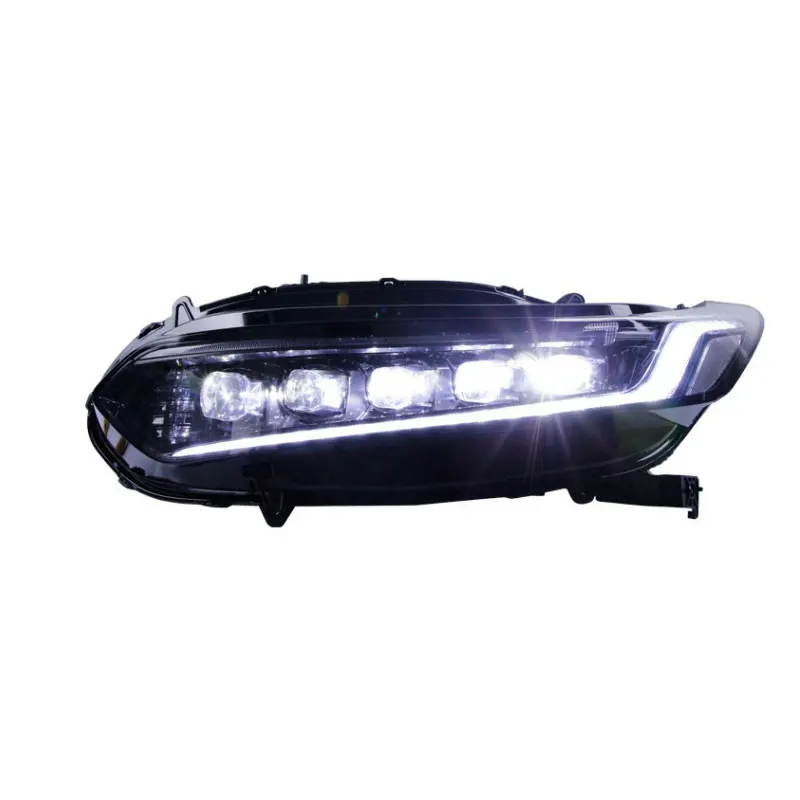 Head Light LED For Honda Accord G10 2018-2022 Front Lamp With  A Touch Of Blue Streamer Turn Singal Light Auto Headlamp Assembly