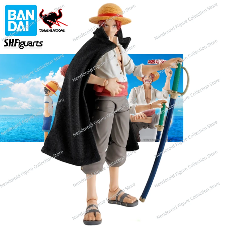 Bandai-figura de acción de S.H.Figuarts SHF One Piece SHANKS & MONKEY.D.LUFFY -CHILDHOOD, modelo de juguete, Colección, Hobby, Original