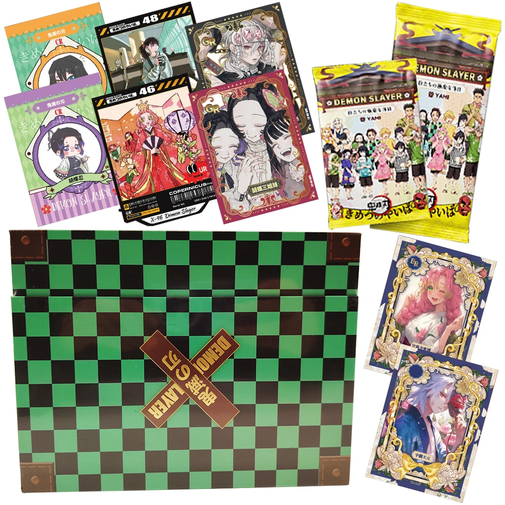 

Demon Slayer Collection Card Teenage Passion Anime Cute Q-Version Character Card Fans' Like Characters Kamado Tanjirou Fun Toy