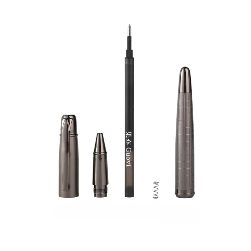 MB-قلم كرة ، رولينيل فاخر ، أسود ، أقلام جل ، طالب ، مدرسة ، إكسسوارات مكتبية ، أعمال ، هدايا كتابة سلسة #5