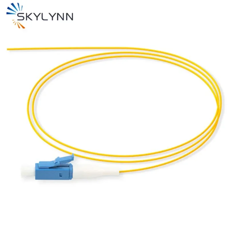 50PCS LC Pigtail 1.5M Single Mode G657A2 Multi Mode OM2/OM3/OM4/OM5 0.9mm LSZH Jacket Fiber Optic Pigtail Customizable