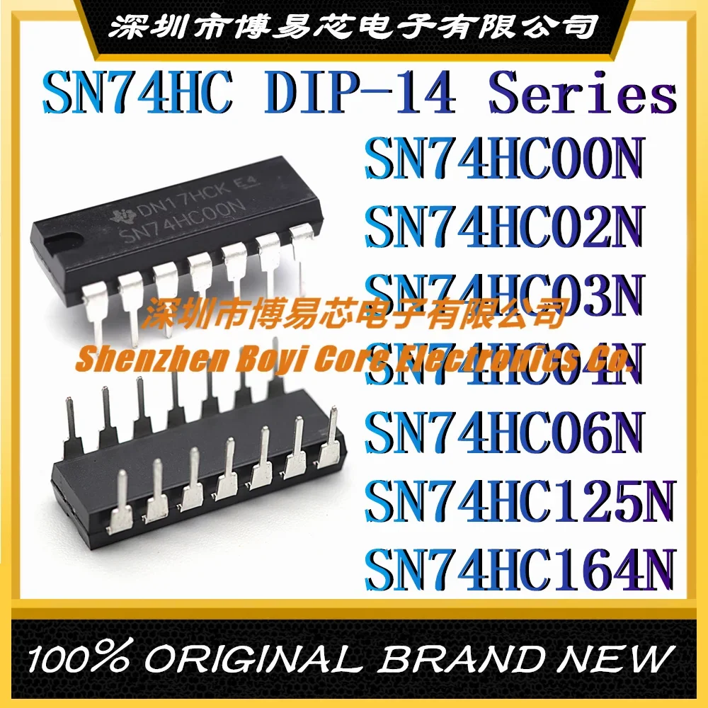 

SN74HC00N SN74HC02N SN74HC03N SN74HC04N SN74HC06N SN74HC125N SN74HC164N DIP-14 New Original Genuine