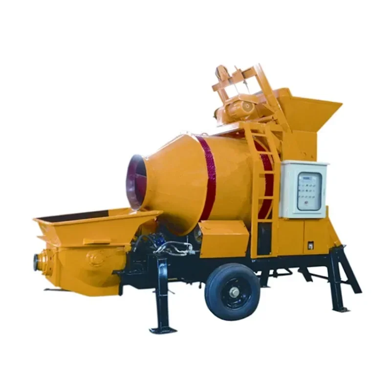 YG Mini Concrete Mixing Machine for Home Self Loading Concrete Mixer Pump Truck Concrete Pump Mixer Factory for Sale