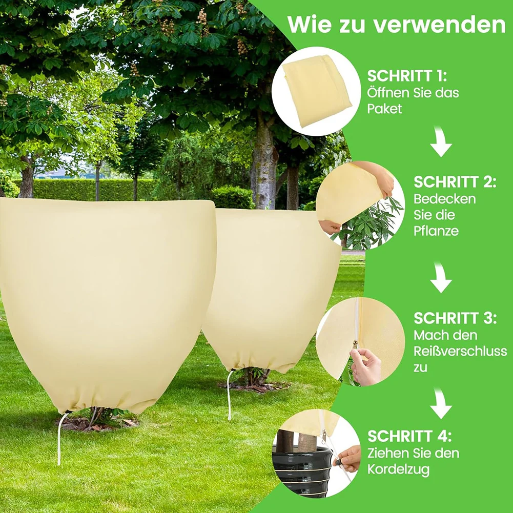 

Frost Cold Protection Plant Protection Bag Breathable Tear-Resistant Winter Plant Protection Cover Pot Plant Bag for Olive Tree