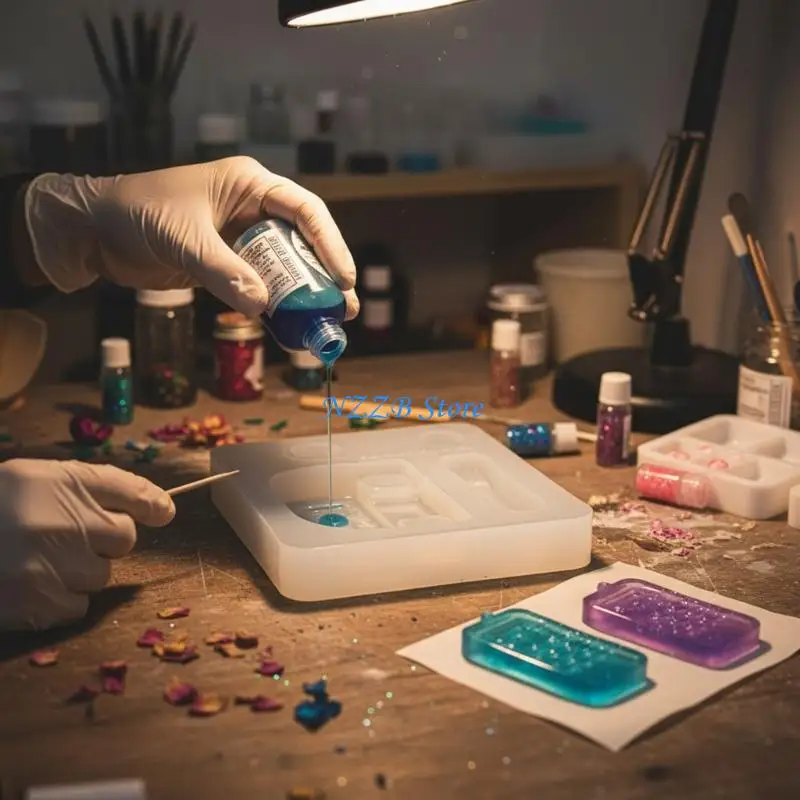 T21F قالب هاتف من السيليكون للخبز الإبداعي للحرف اليدوية المصنوعة من الراتينج لصنع المجوهرات قالب تزيين الكعك القابل لإعادة