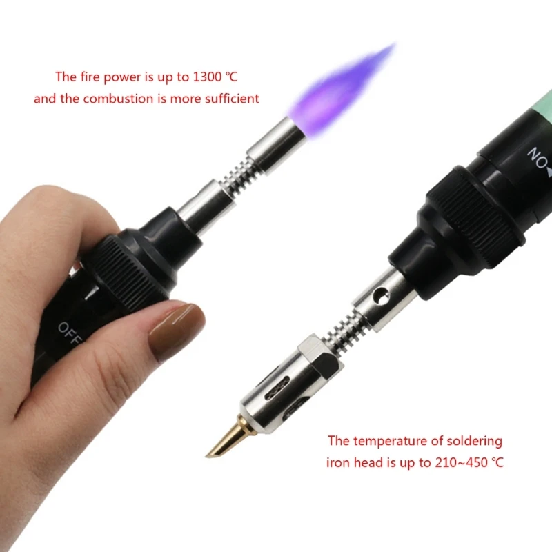 E5BE Fast Heat-up Gas Soldering Iron for High Productivity Lightweight and Convenient Soldering Pen Fine Workmanship