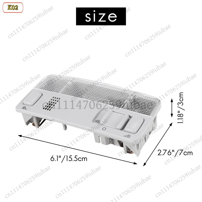 Interior Reading Light Dome Lamp 1Td947105 For Passat B5 Golf Mk4 N29R