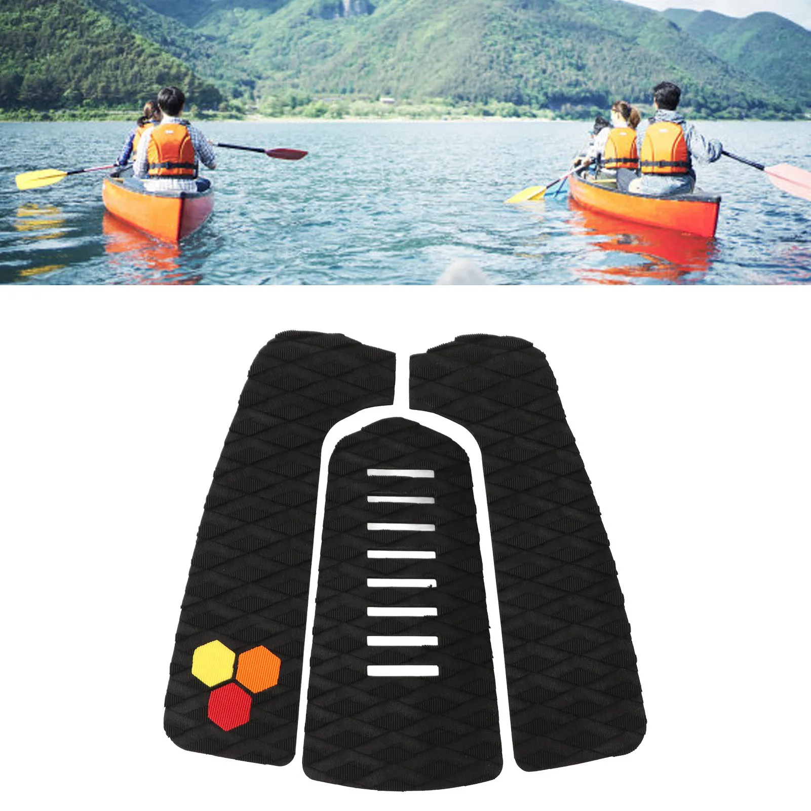 

Surf Deck Traction Pad EVA Trimmable Anti Slip Strong Grip Versatile Surfboard Accessory For Yacht Longboard Paddleboard