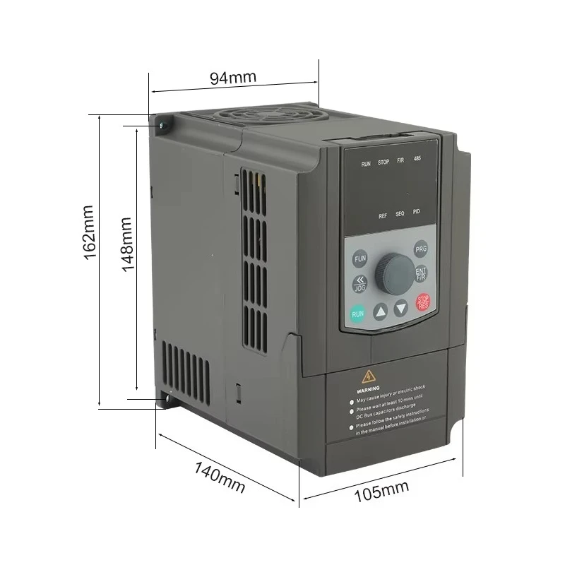 3.0kw Inverter VFD 220V 380v CNC Spindle Motor Speed Regulation 0-650Hz Variable Frequency Drive Machine Tools Accessories