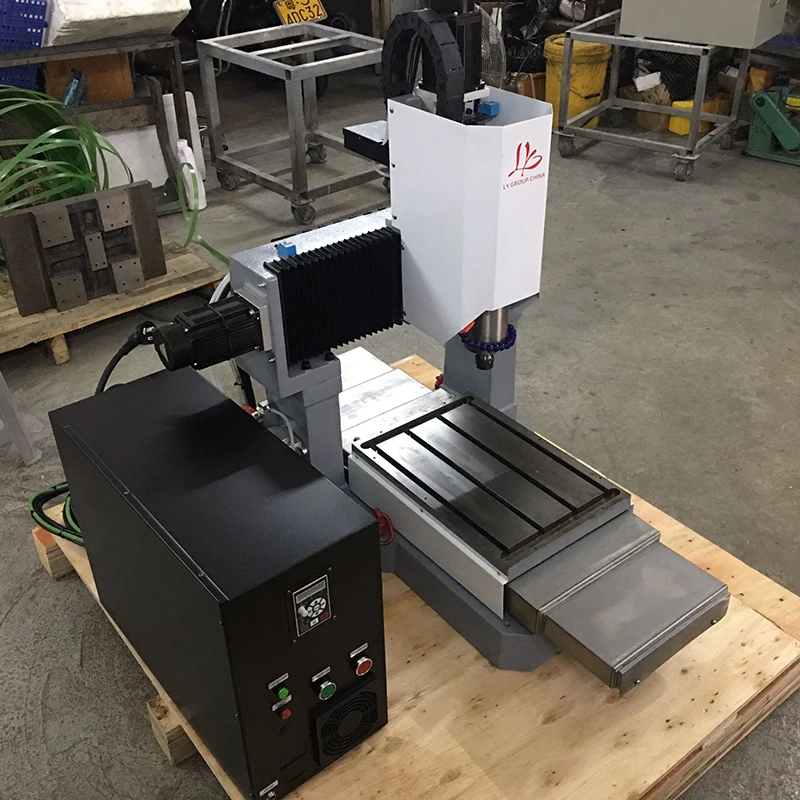 LY 3040 Full Cast Iron 1.5KW 2.2KW 3.5KW CNC Engraving Machine Motor Version 3 Axis Z Axis 170mm 220V Support Upgrade To 4 Axis