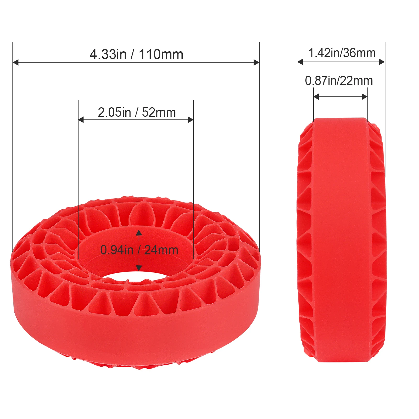 HobbyPark 1.9 シリコンインサート フォームラバ - Tire Insert Foam のレビューと価格